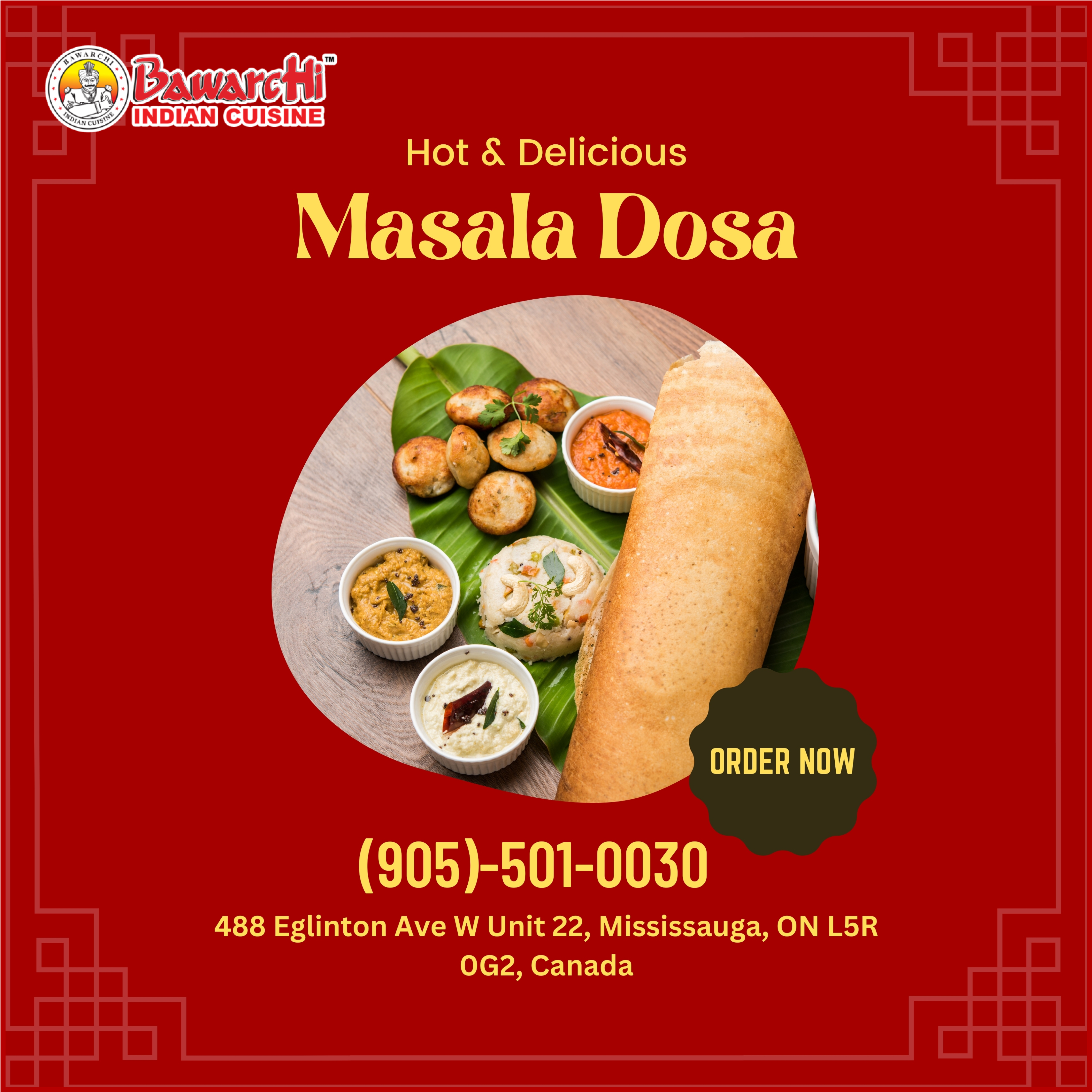 Dosa near me in Mississauga 