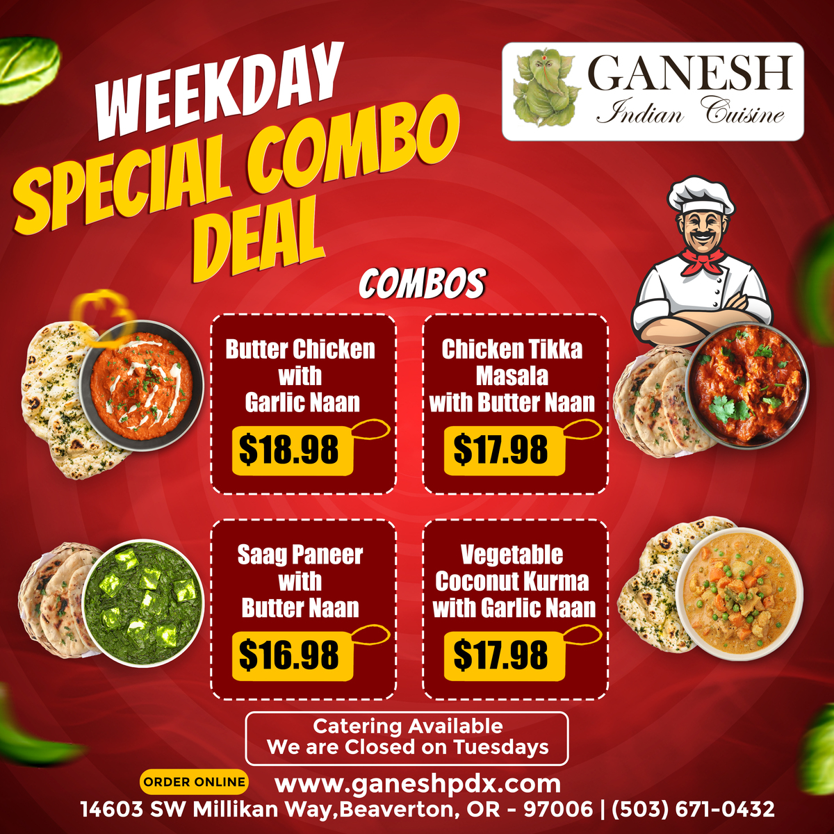 Weekday Special Combo Deal