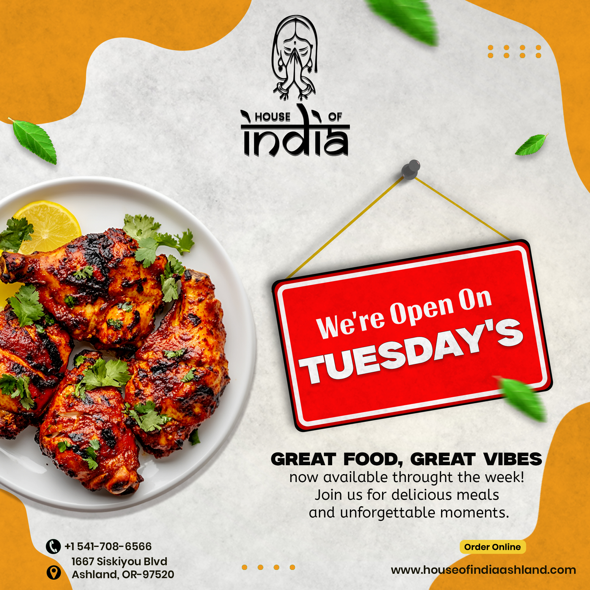 We Are Open On Tuesday