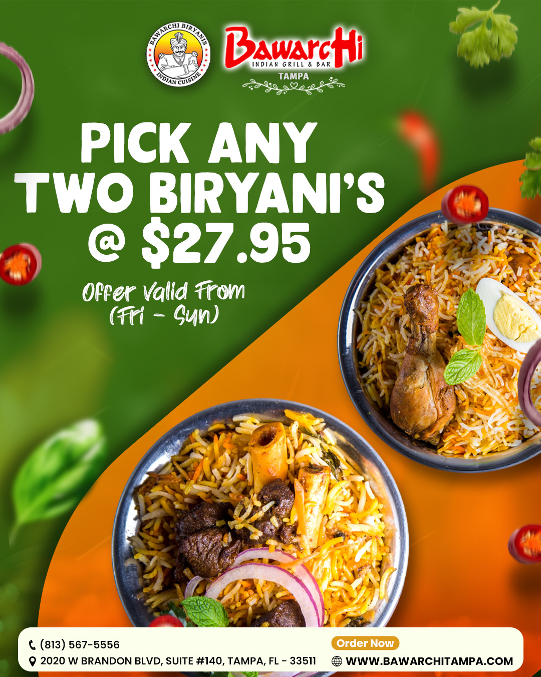 PICK ANY TWO BIRYANI