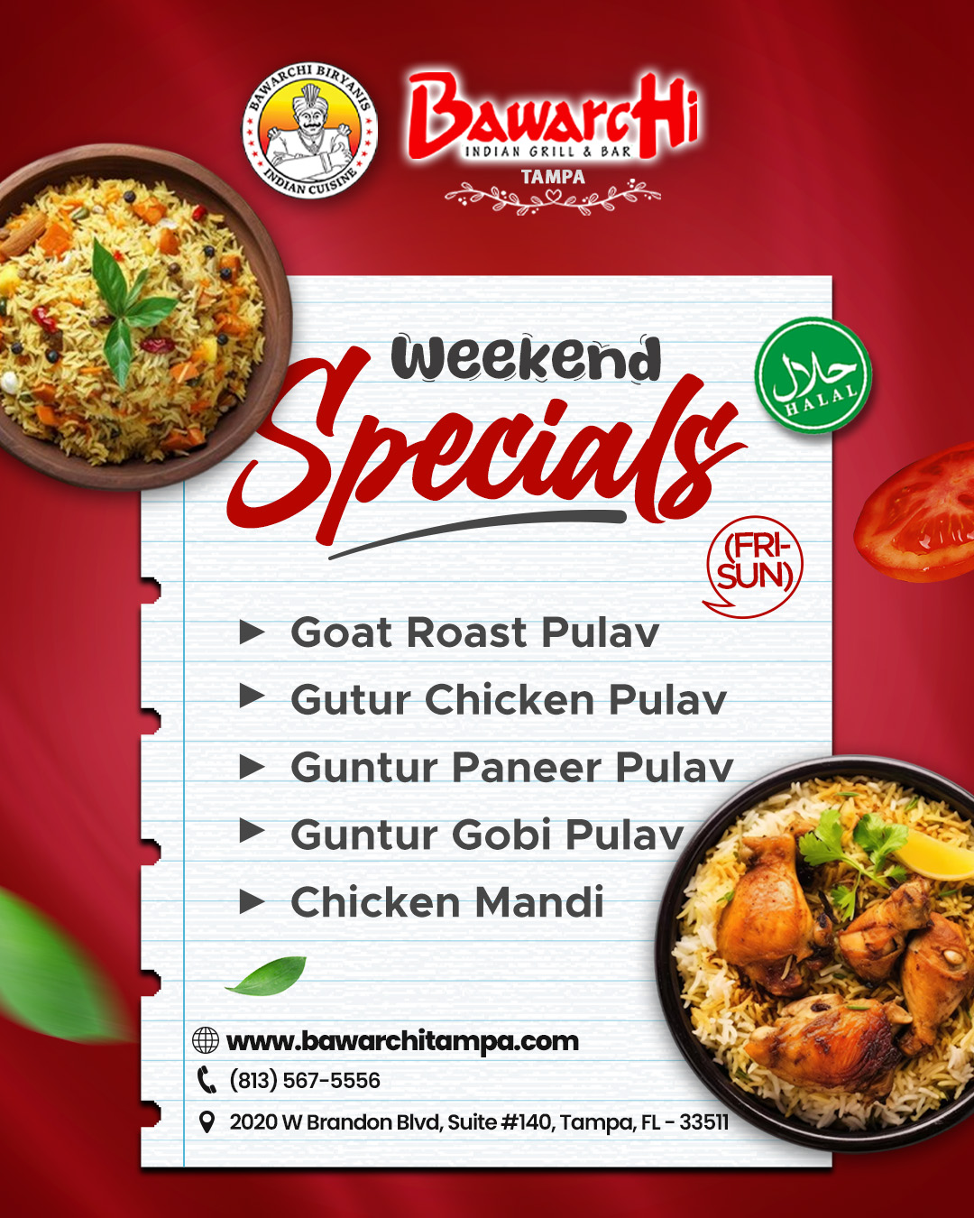 Weekend Specials
