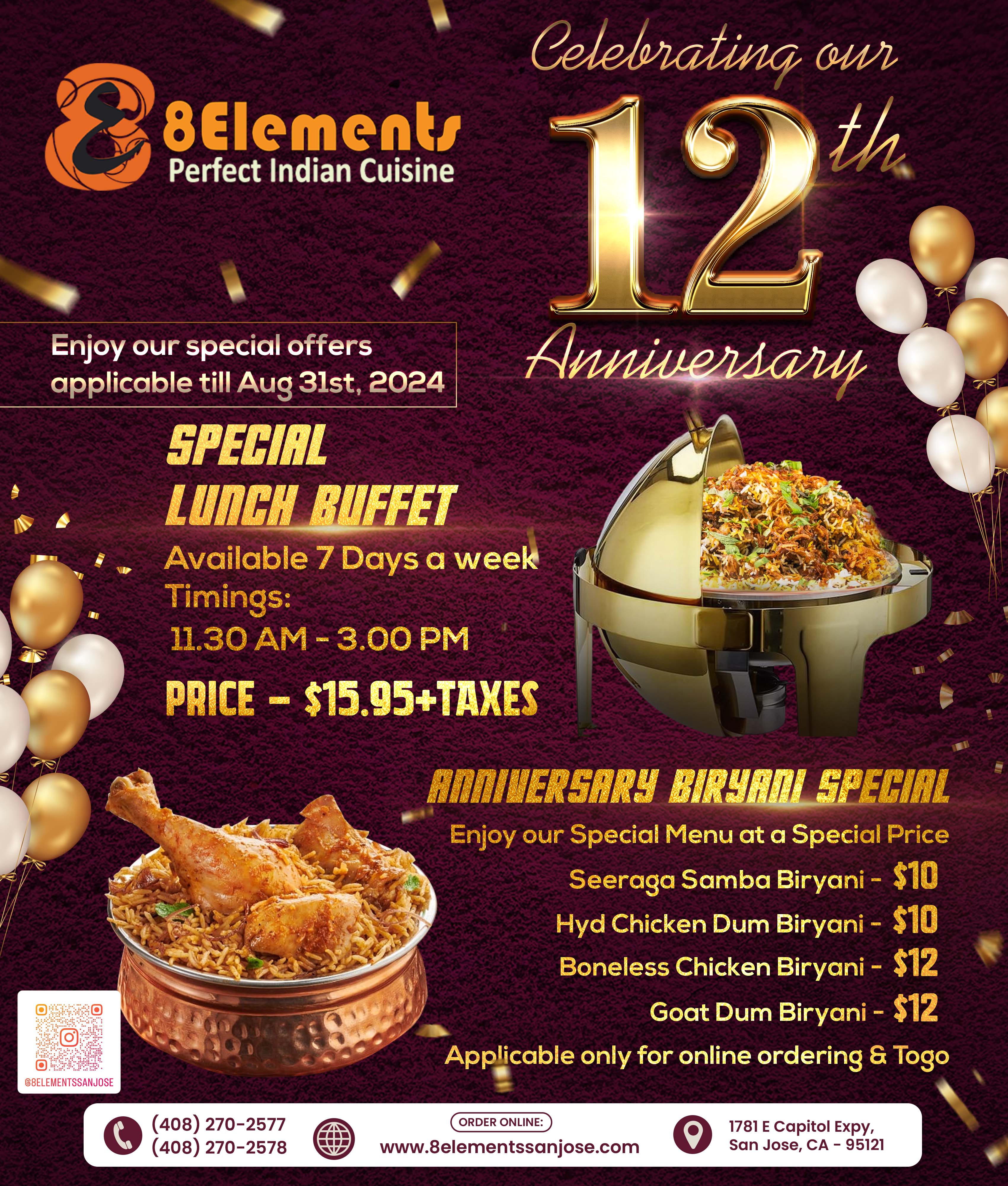 12th Anniversary Special Offer