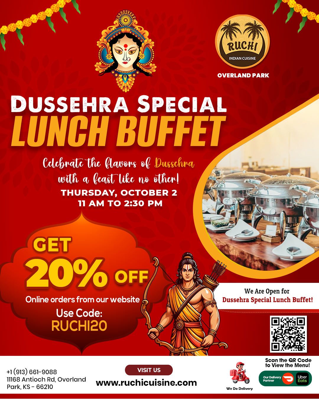 Dussehra Special Lunch Buffet
