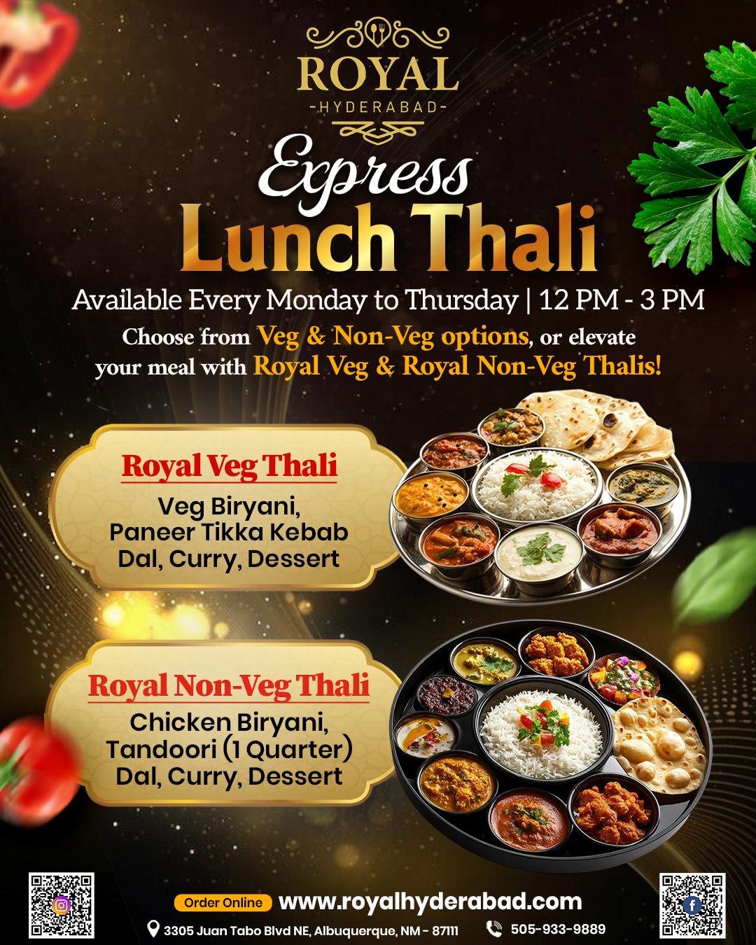 Express Lunch Thali