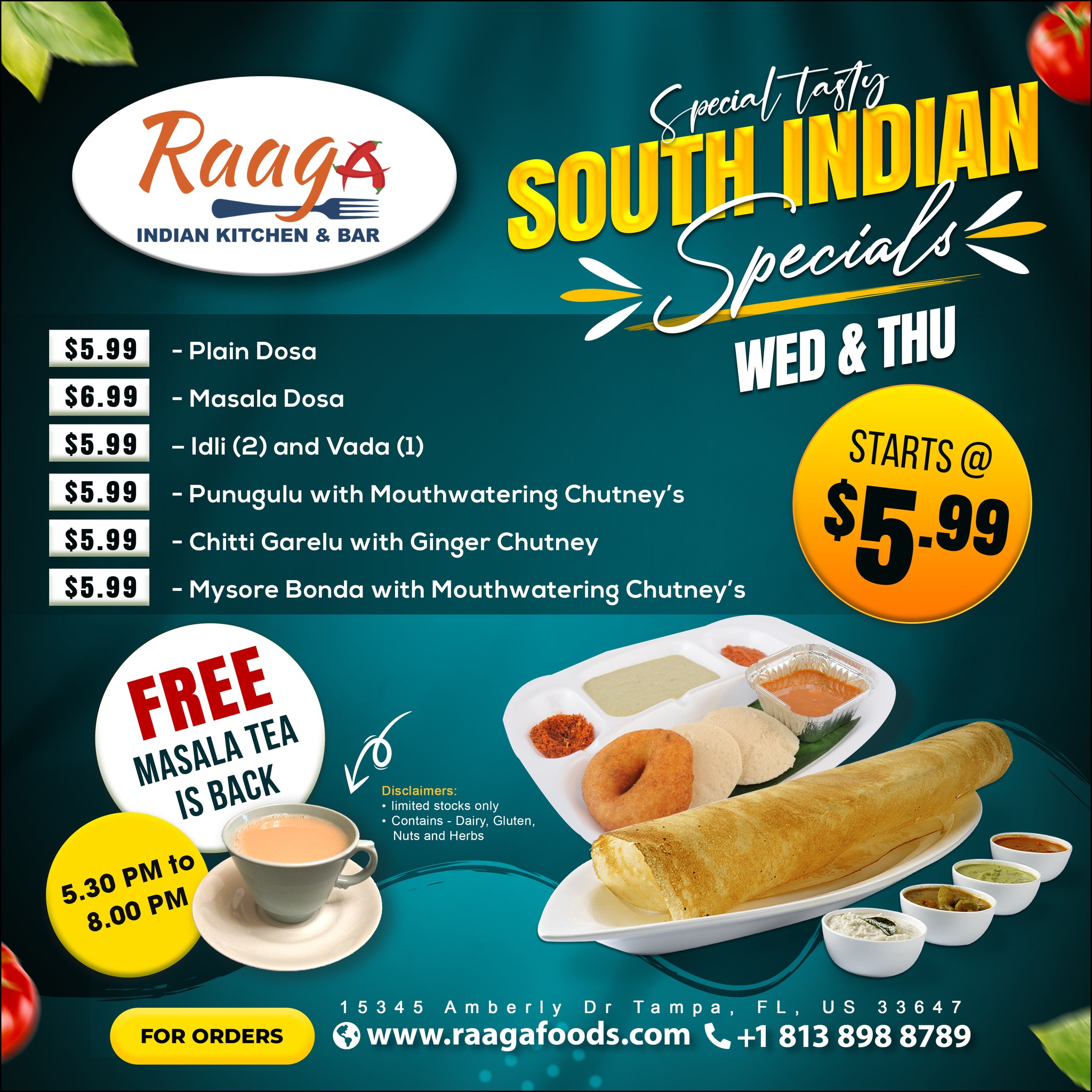 South Indian Specials