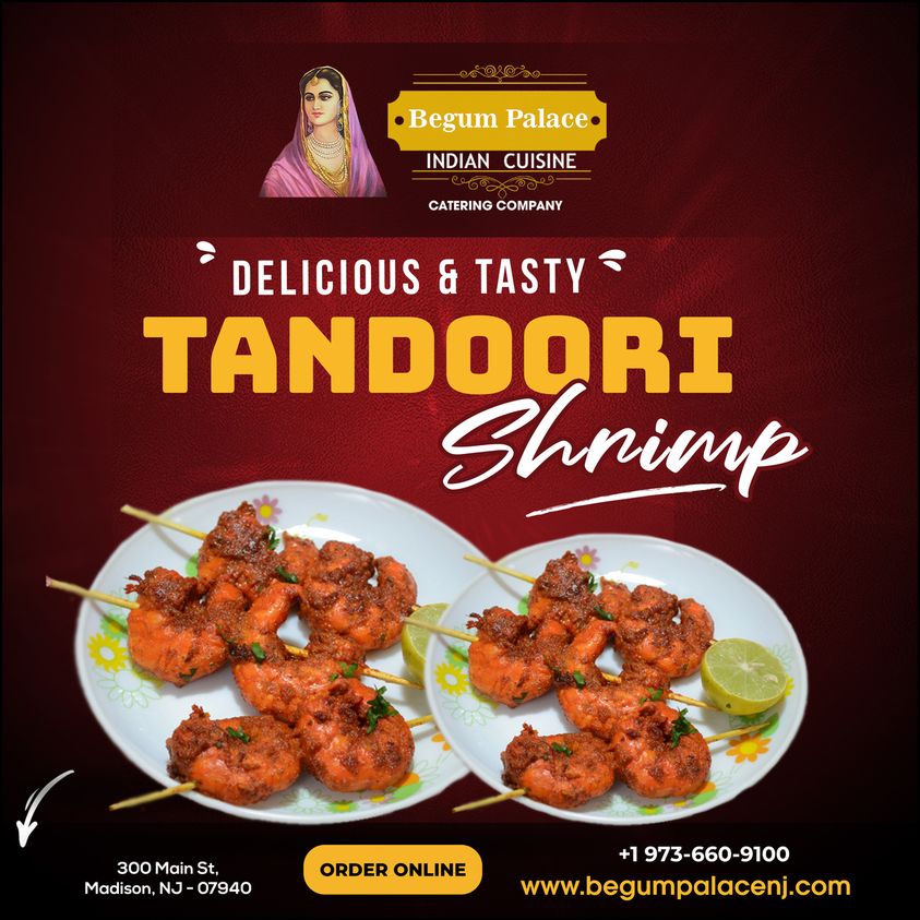 Enjoy Our Delicious Tandoori Shrimp