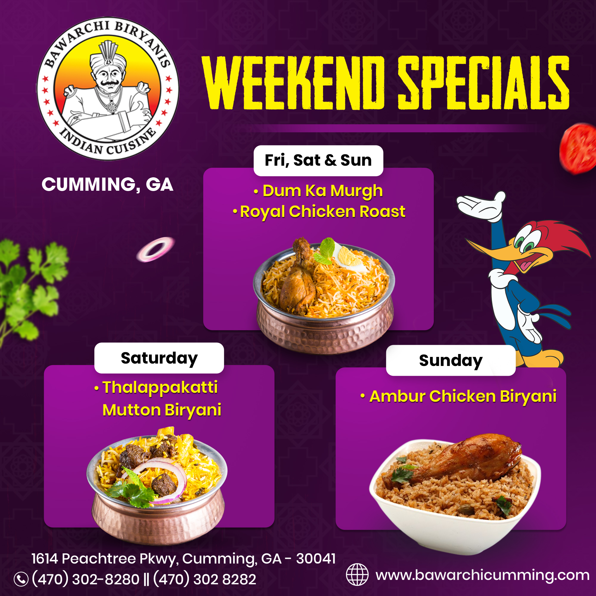 Weekend Specials
