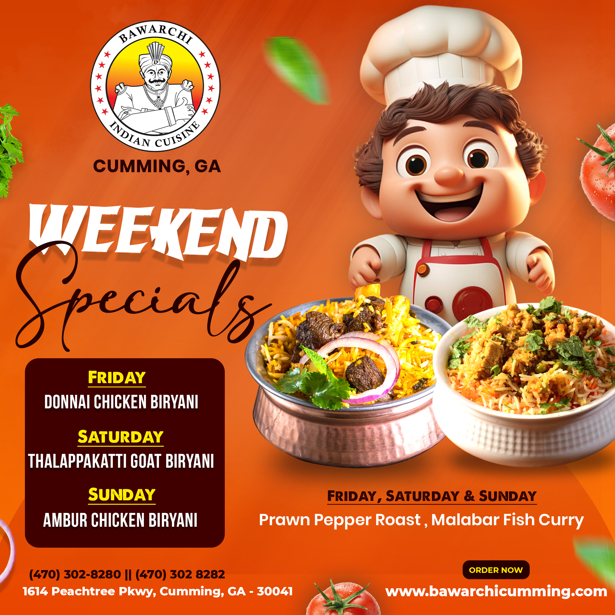 Weekend Specials