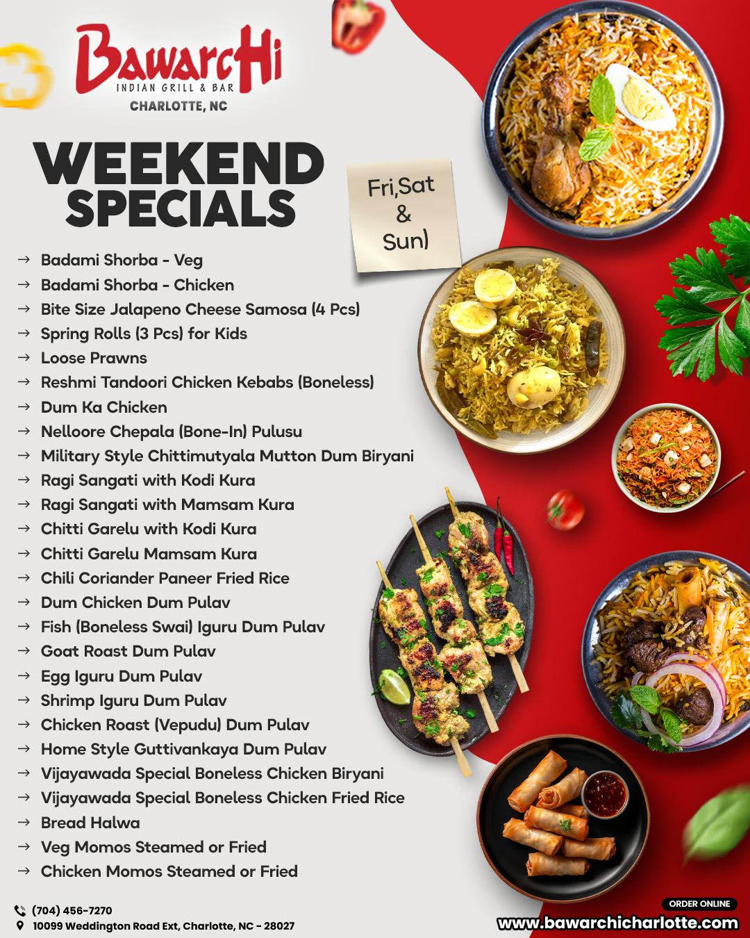Weekend Specials