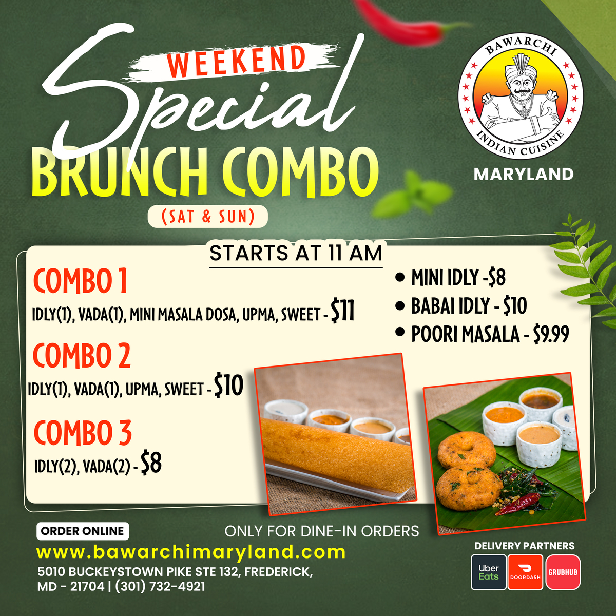Weekend Special Brunch Combo