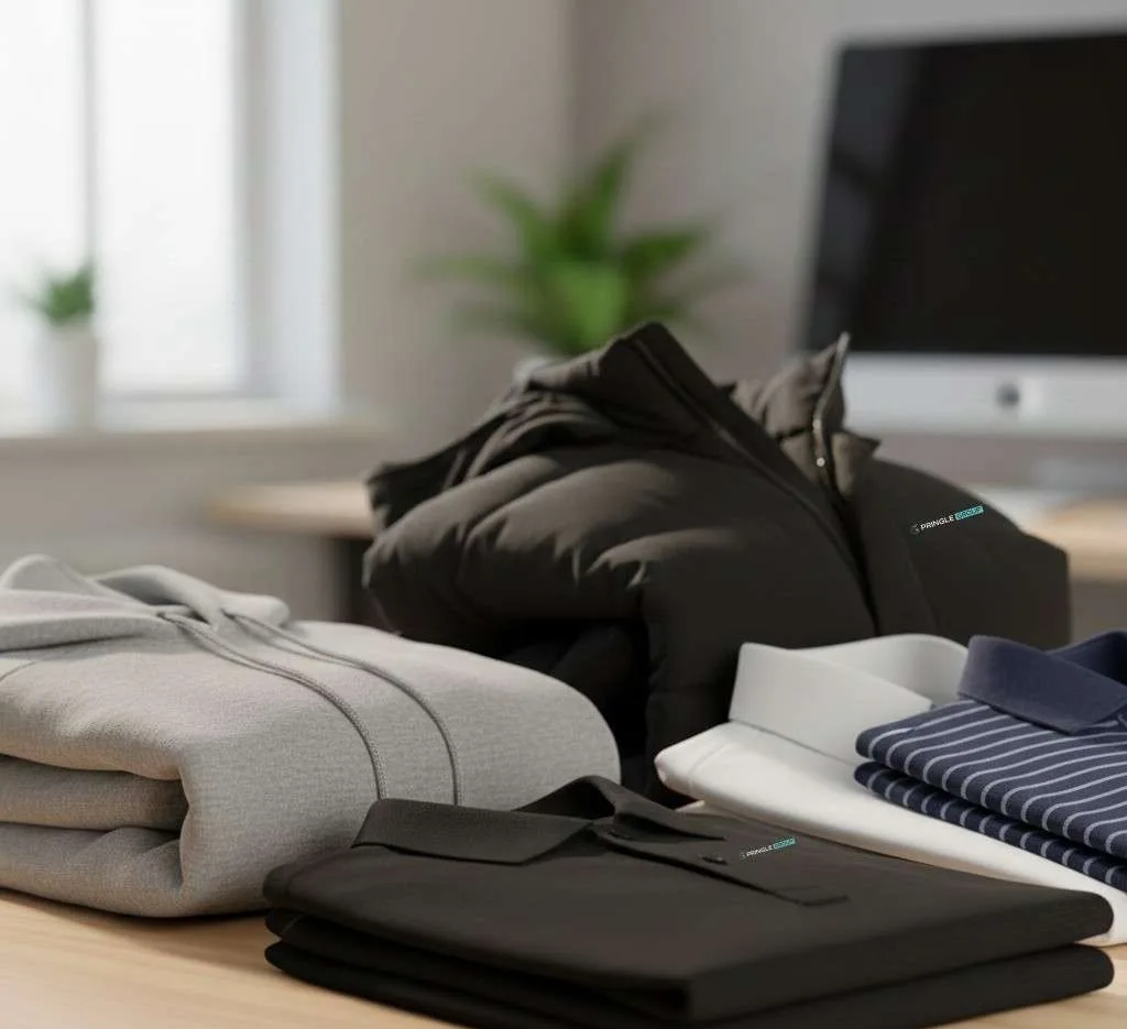 Daily Apparel – Corporate Clothing Collection Corporate daily apparel collection including t shirts, jackets and hoodies with company branding