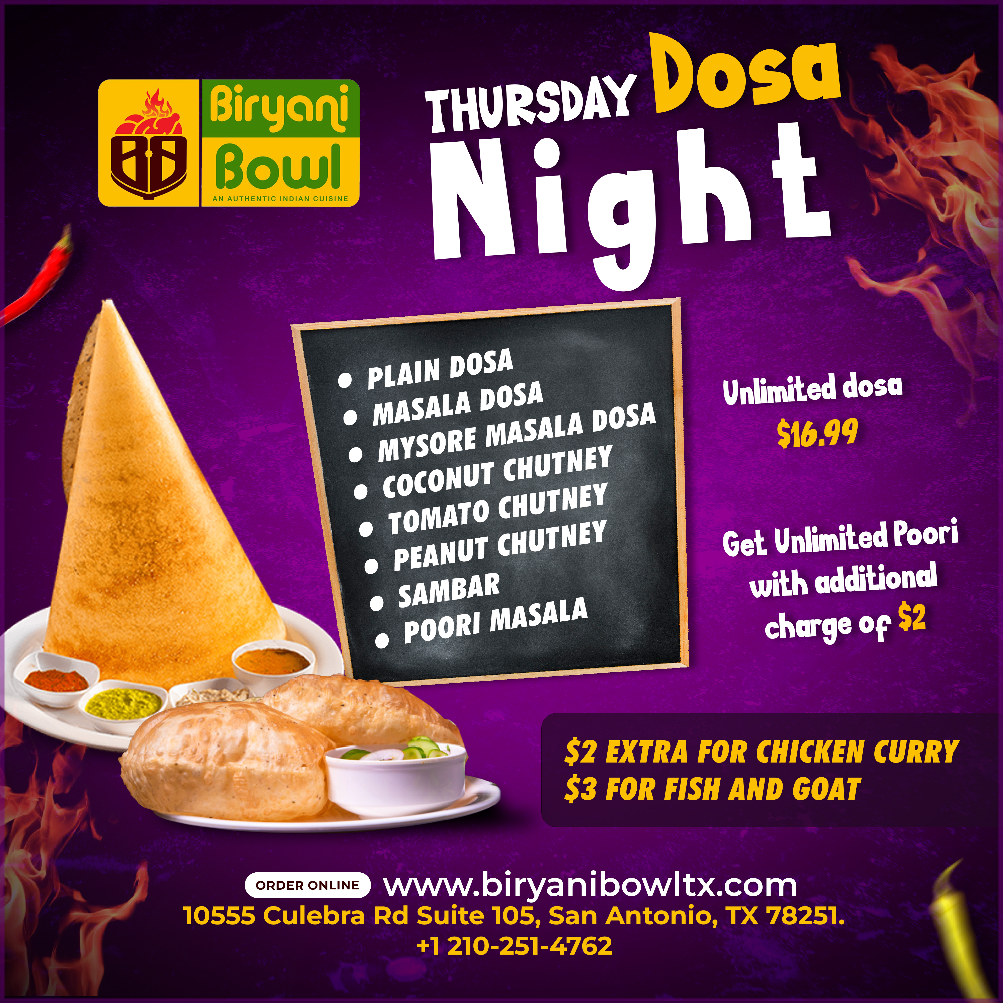 Thursday Dosa Night