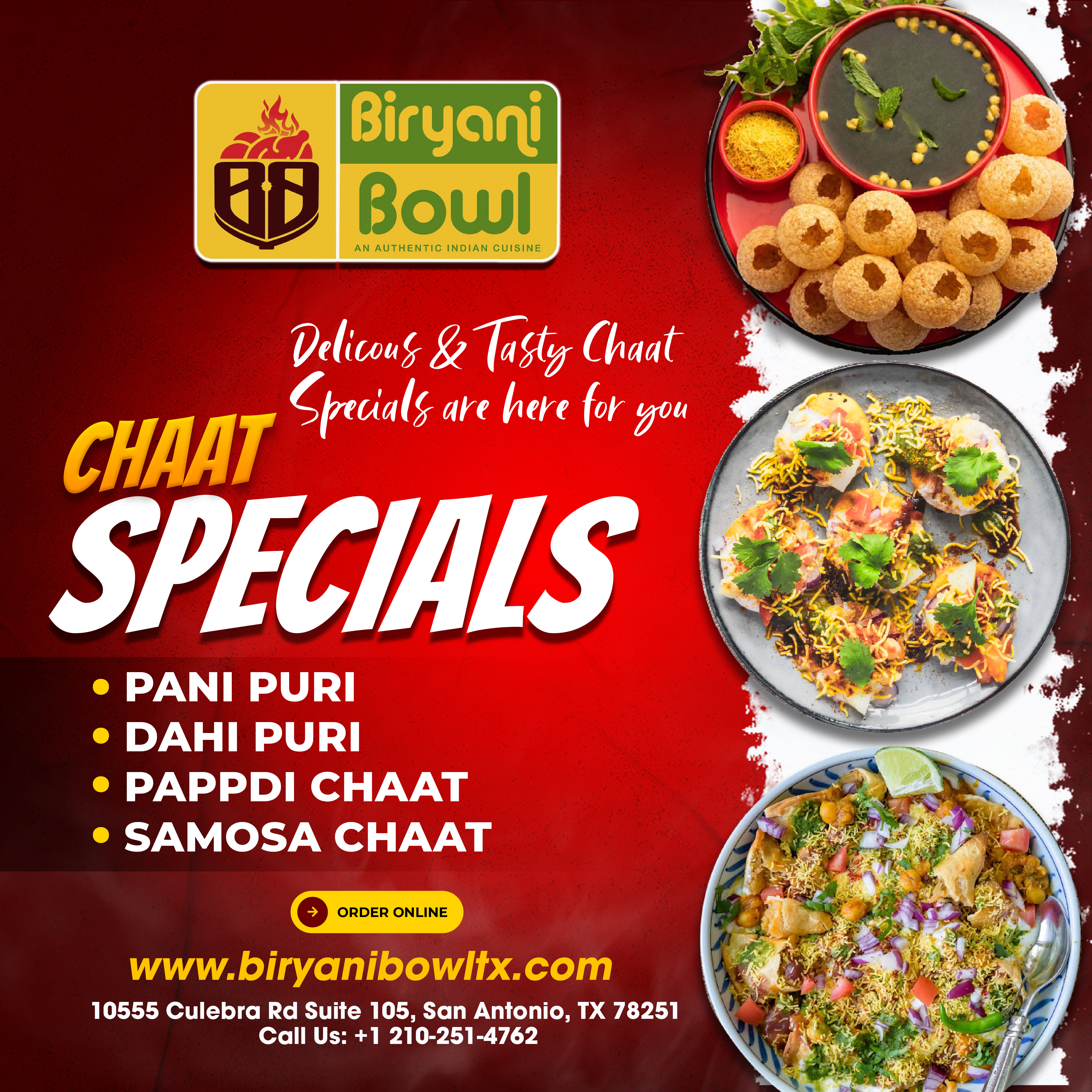Chaat specials