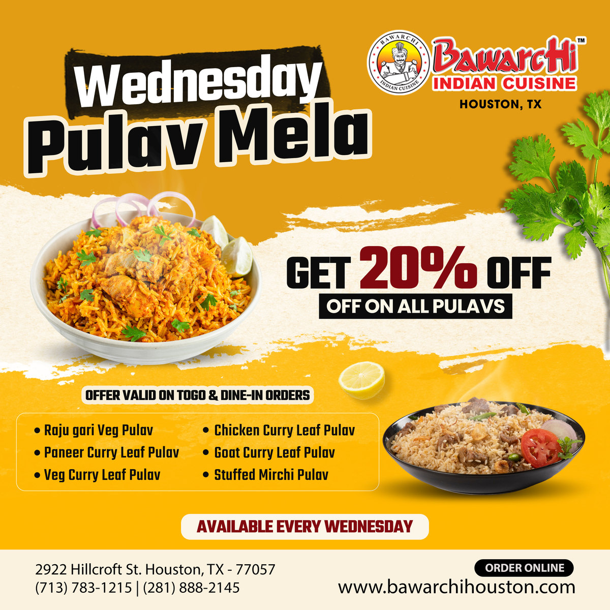 Wednesday Pulav Mela