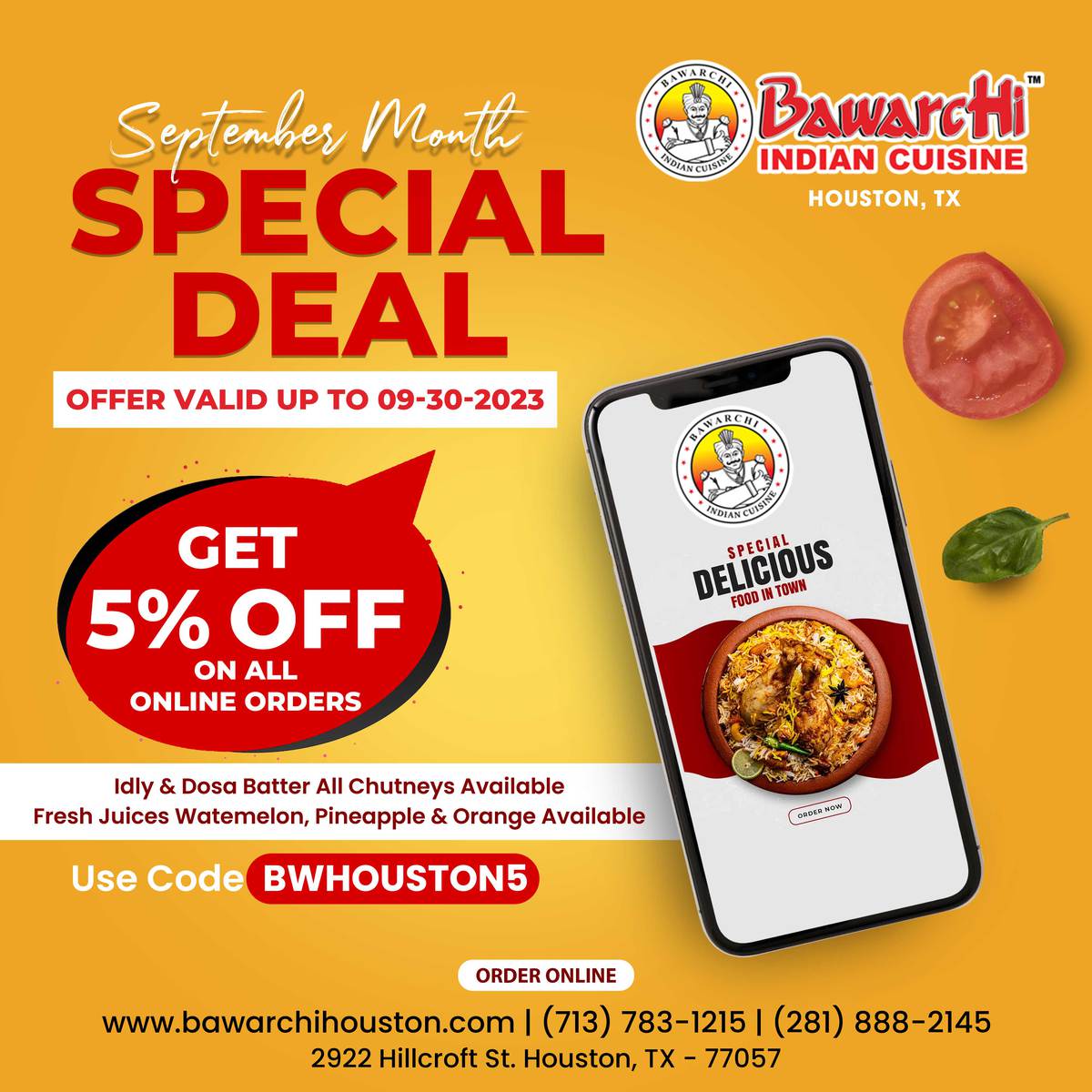 September month special deal