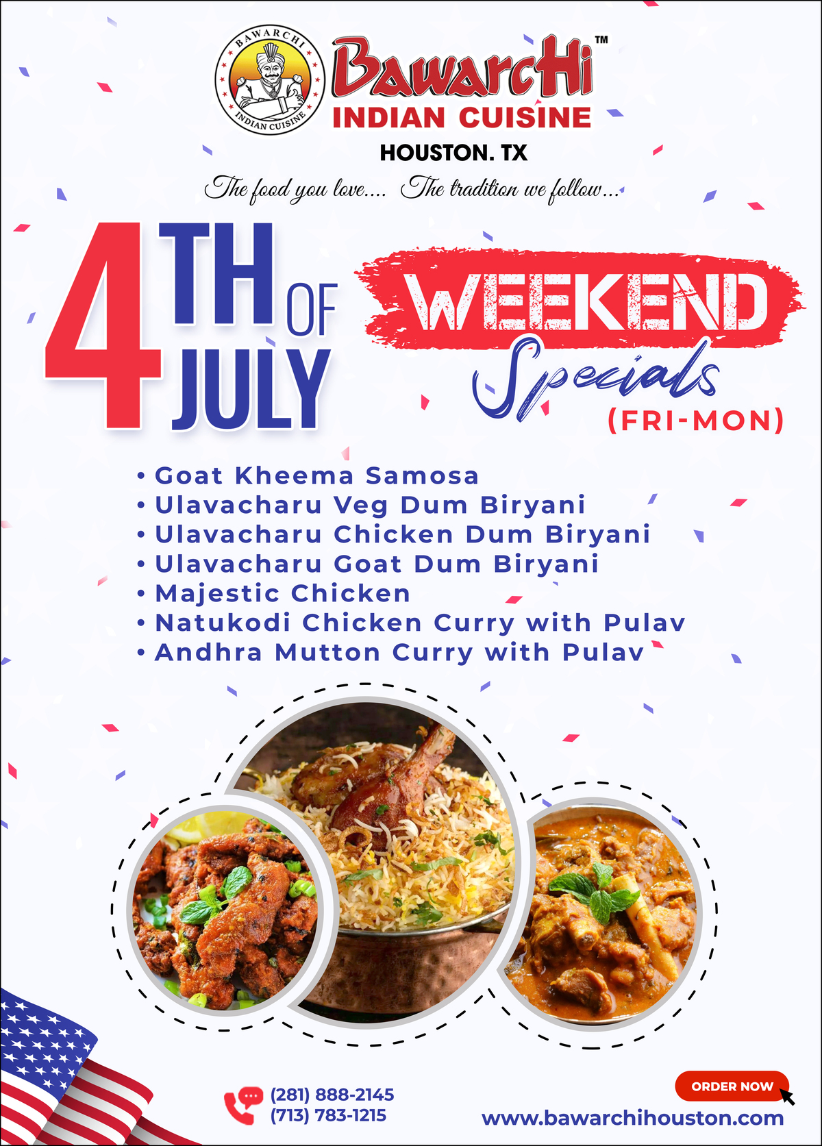 4TH OF JULY WEEKEND SPECIALS