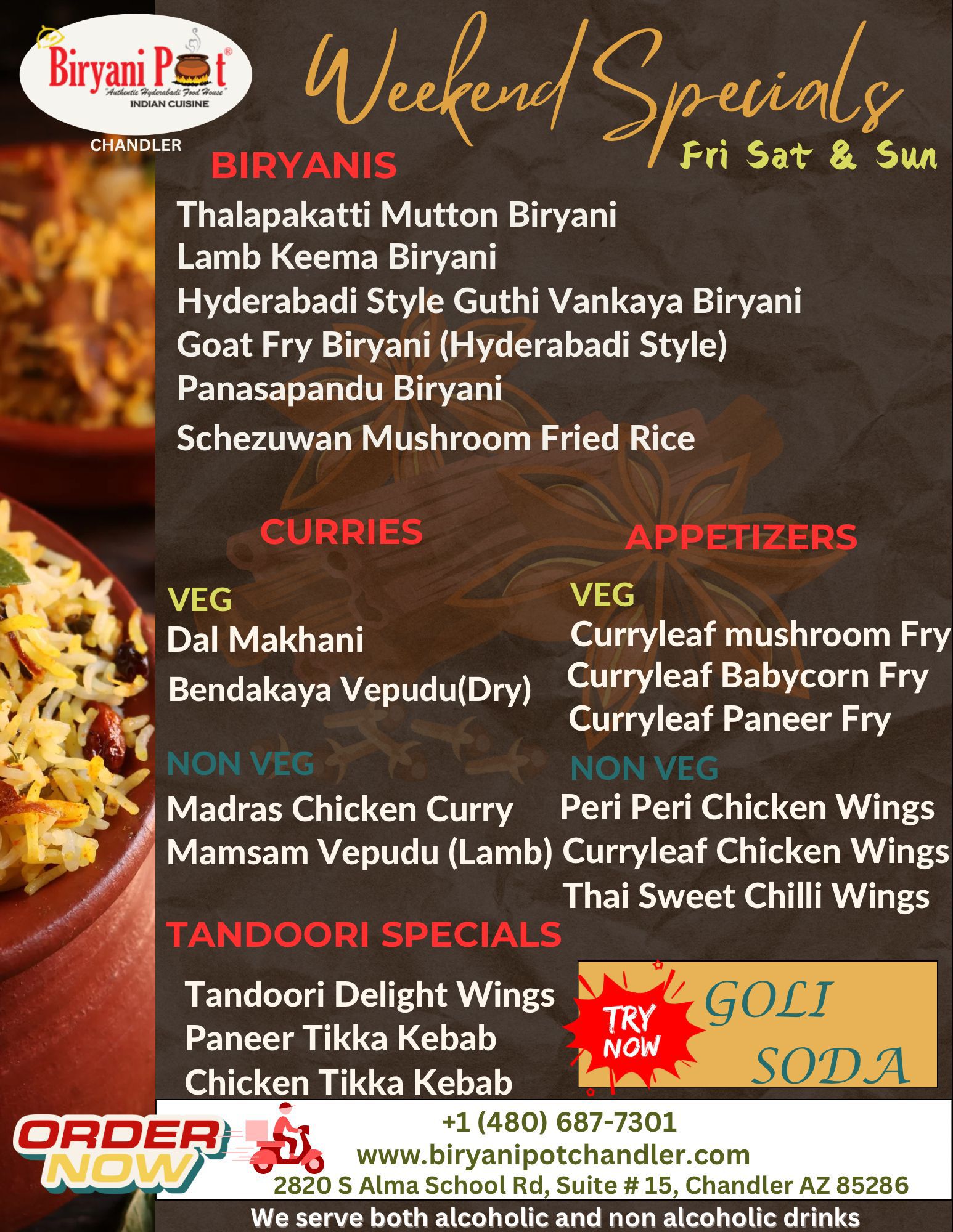 WEEKEND SPECIALS