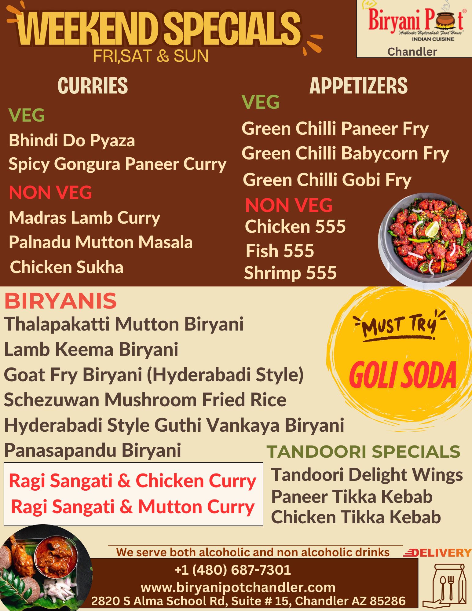 WEEKEND SPECIALS