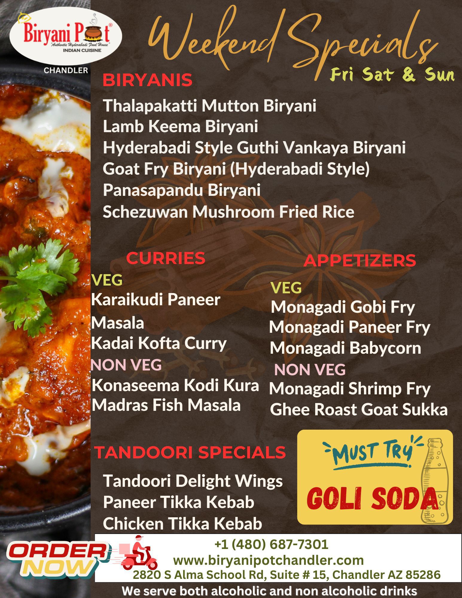WEEKEND SPECIALS