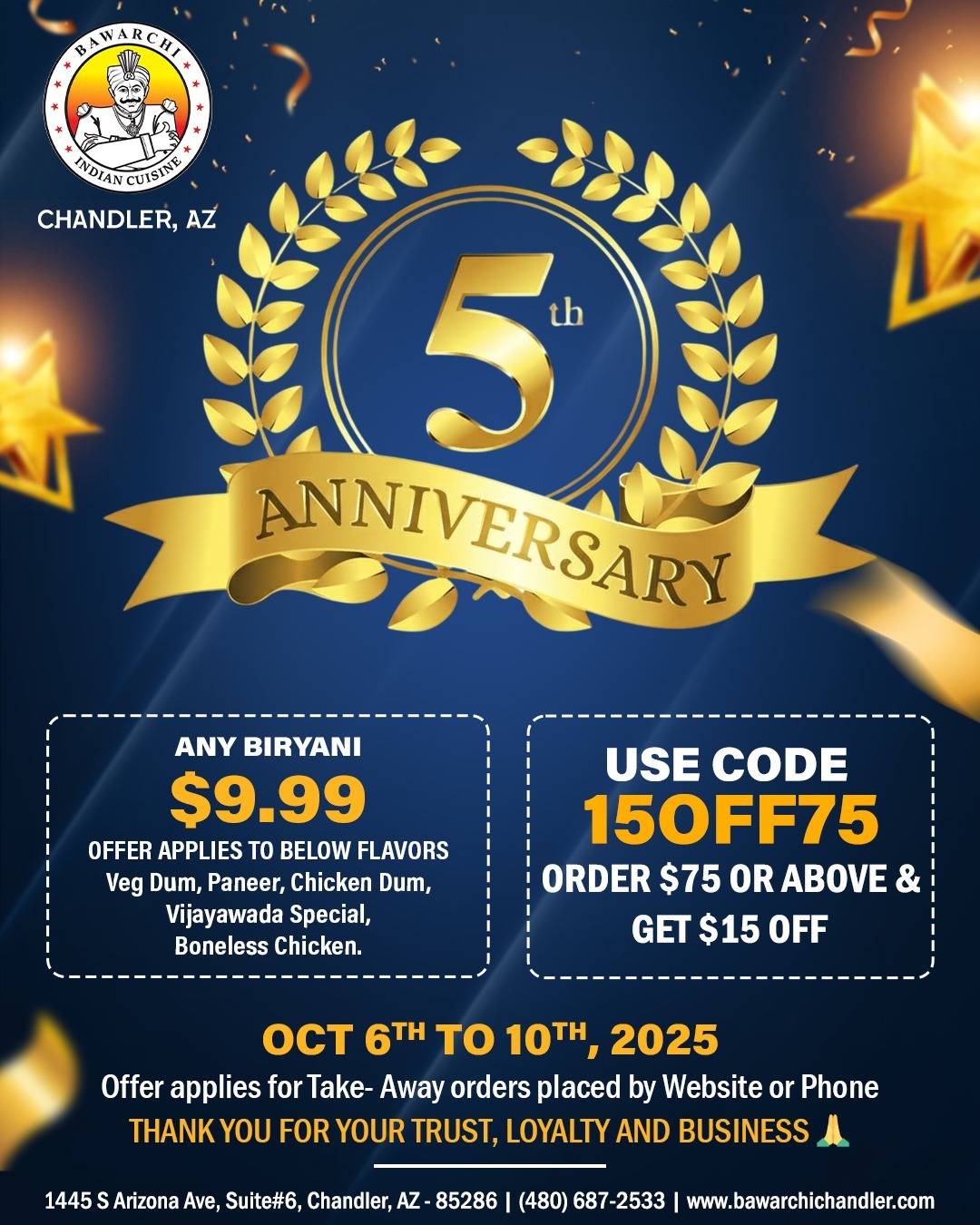 5 Year Anniversary 