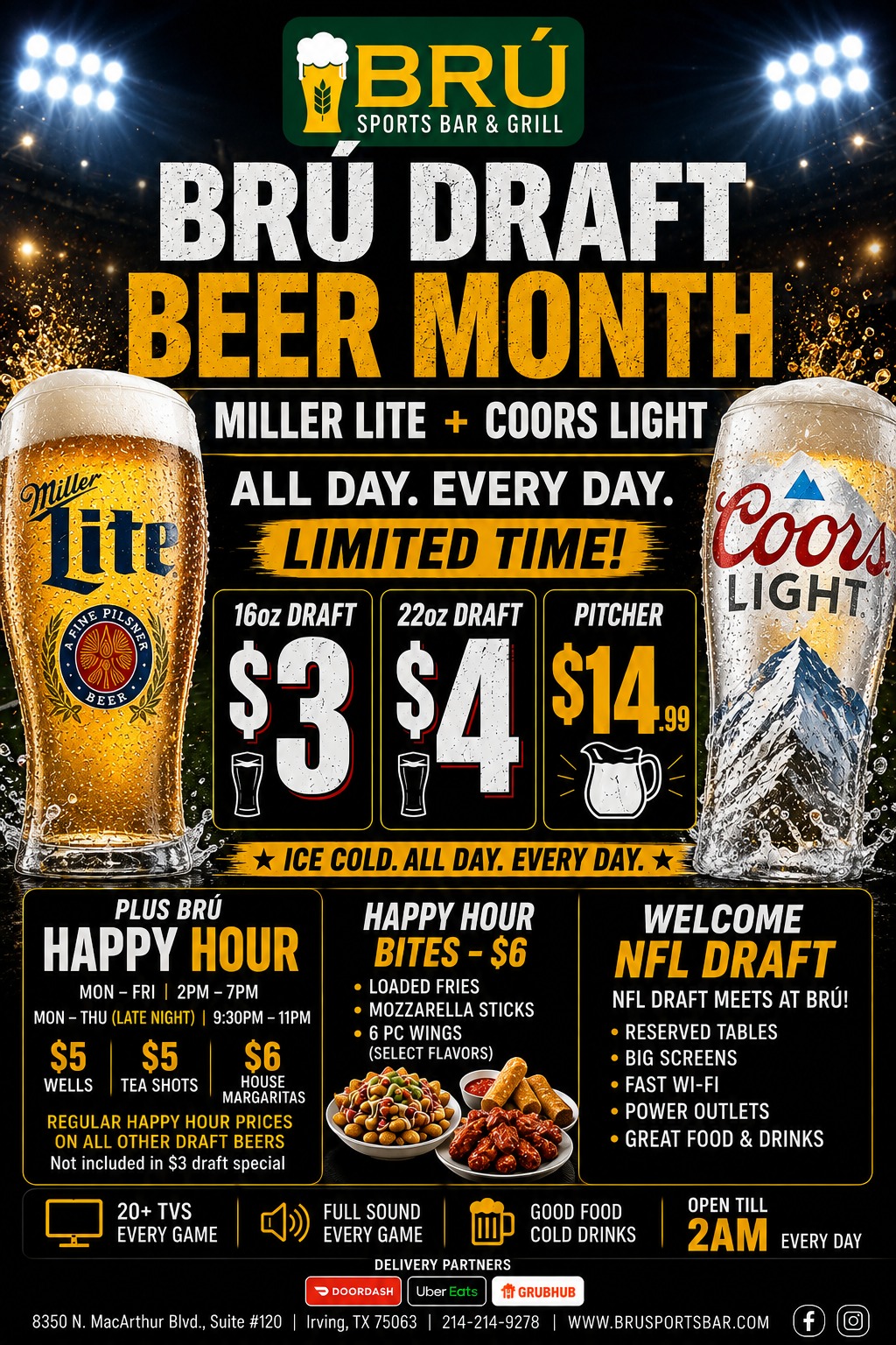 Draft beers
