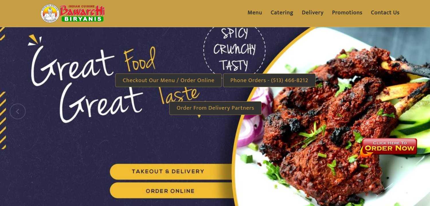 Bawarchi Indian Cuisine - Cincinnati, OH