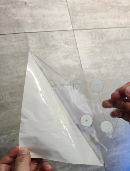 Ceiling marker placement at startup location