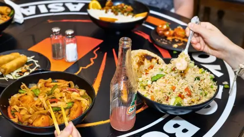 wok to bowl food