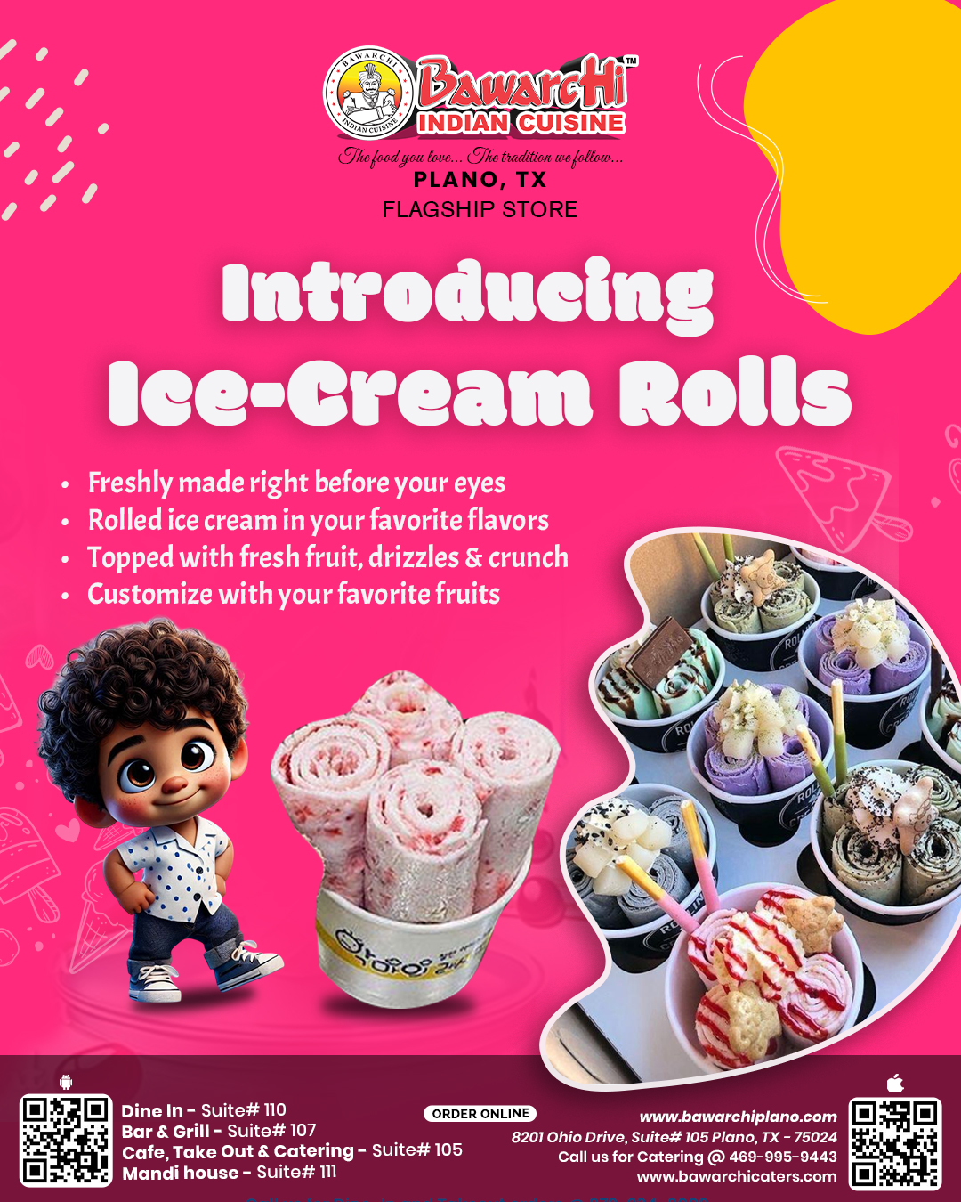 Ice-Cream Rolls