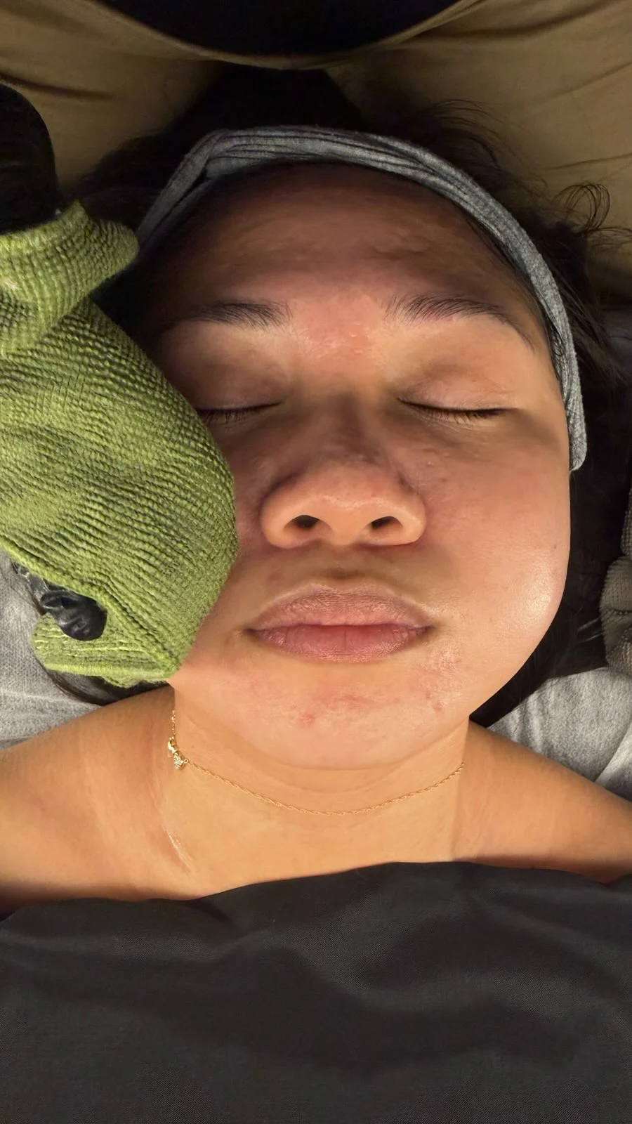 Facial treatment at BLK BMR Skin Bar in Albuquerque
