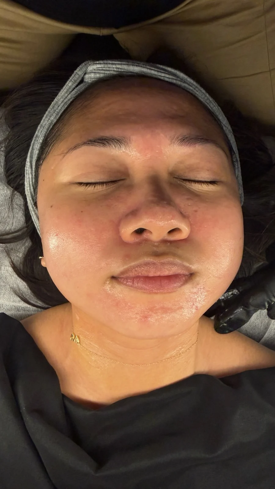 Facial treatment at BLK BMR Skin Bar in Albuquerque