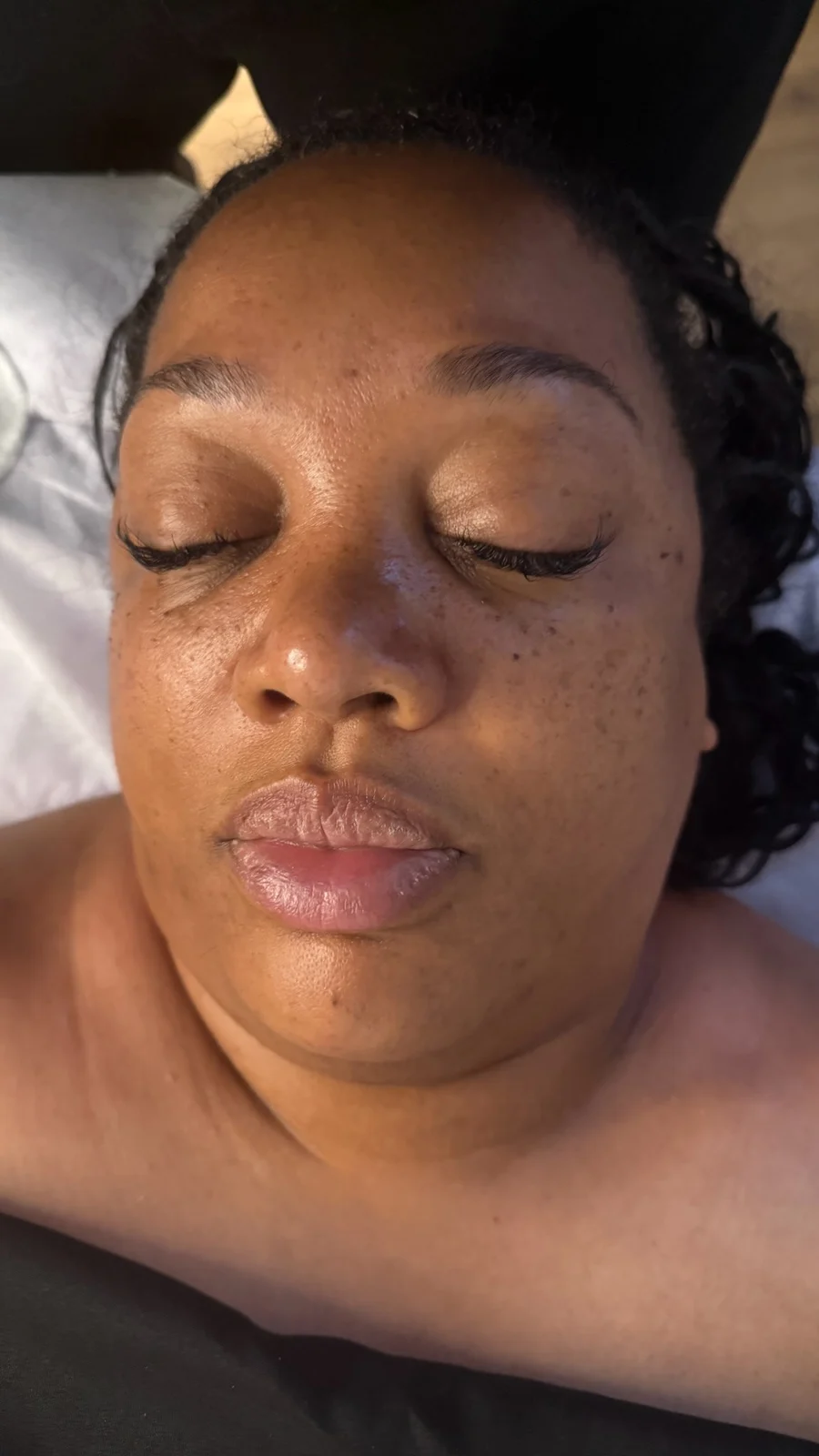Facial treatment at BLK BMR Skin Bar in Albuquerque