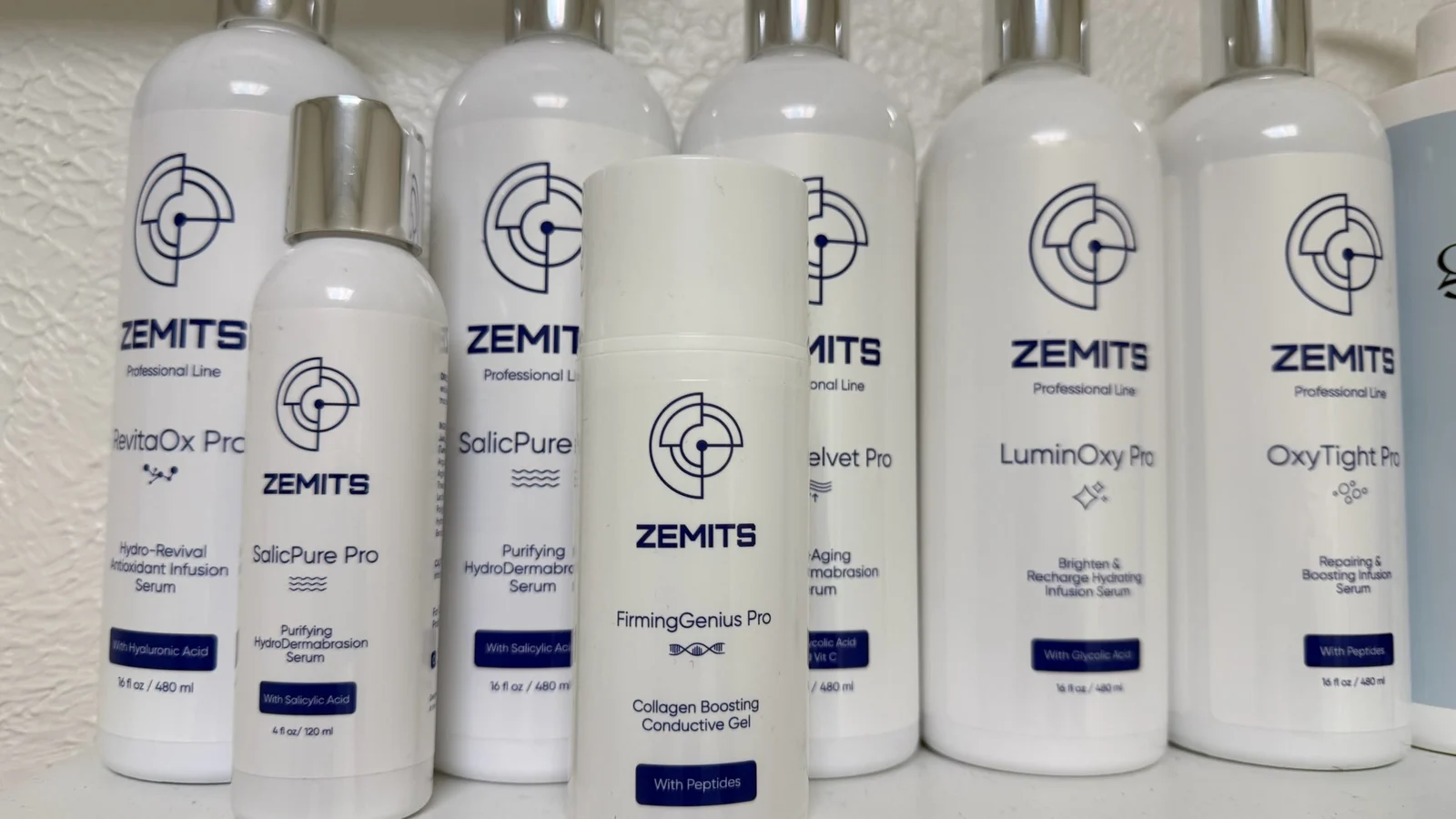 Zemits professional line bottles
