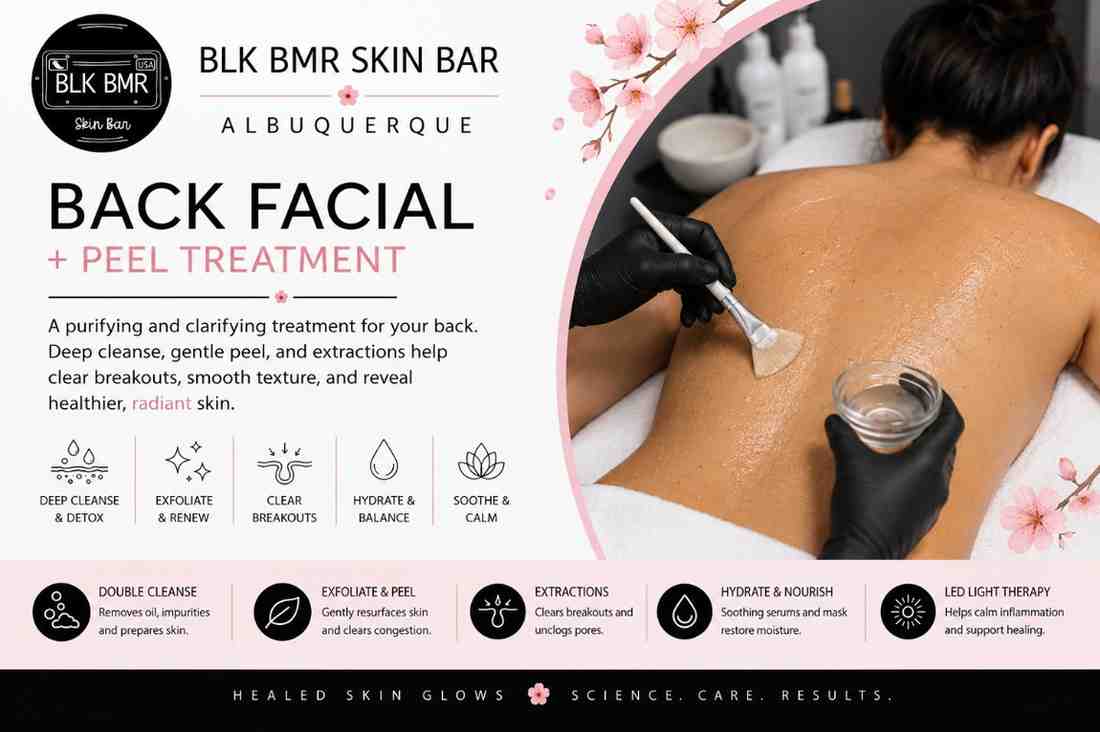back facial and back facial with peel