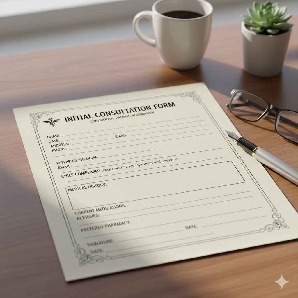 Initial consultation form