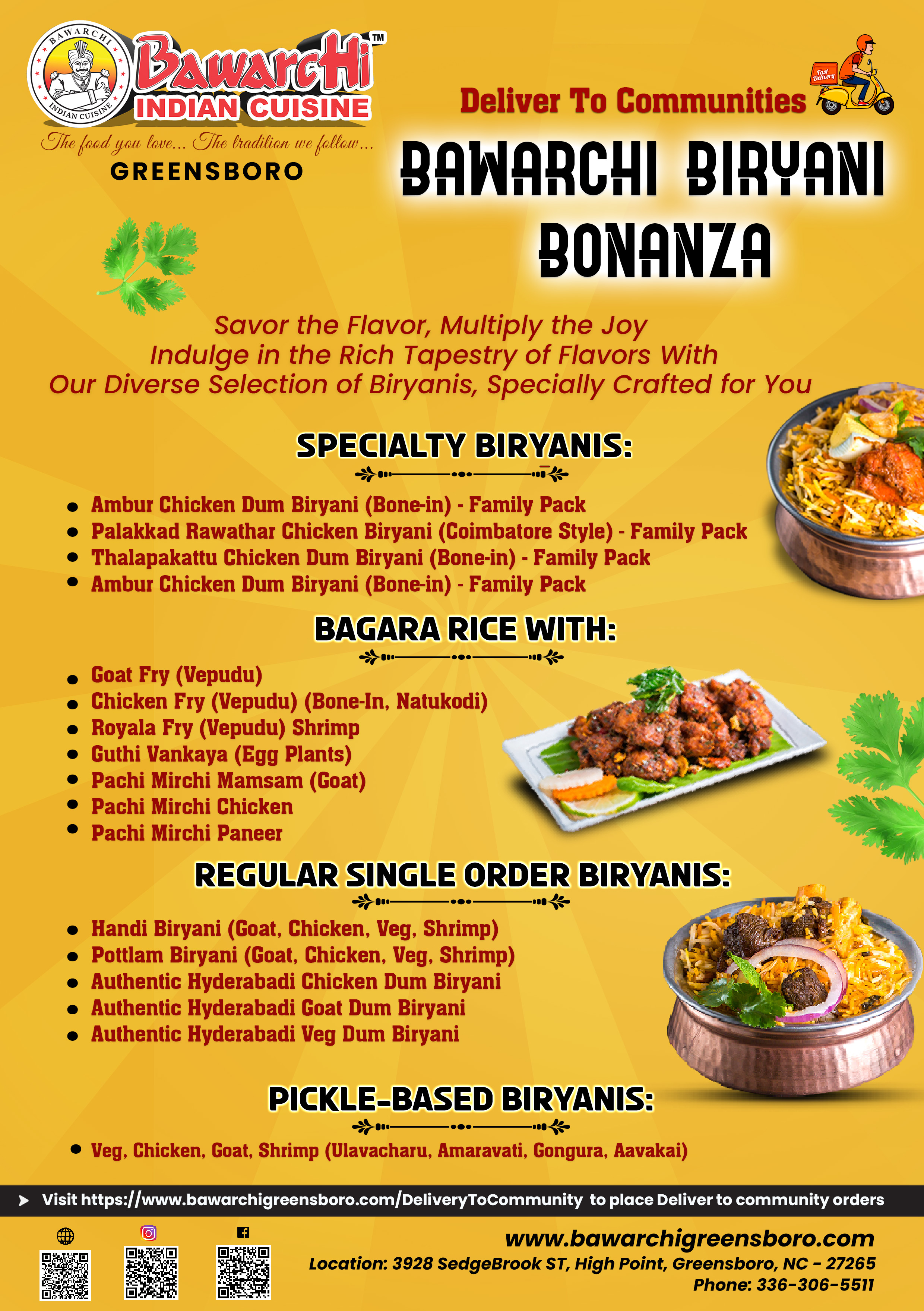 Bawarchi Biryani Edison 69 - 2hra163