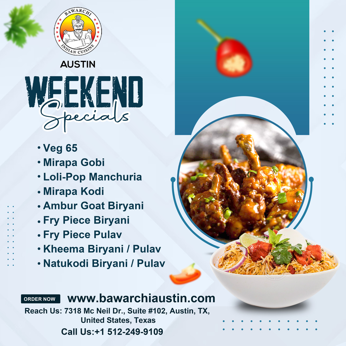 weekend specials