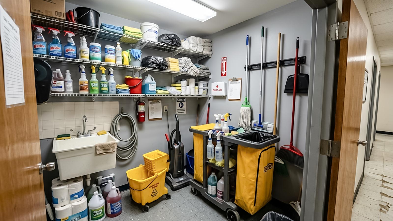 Image of a janitor's closet