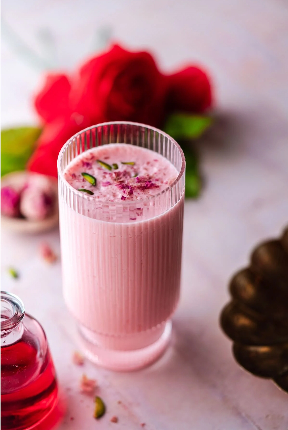 Rose-lassi