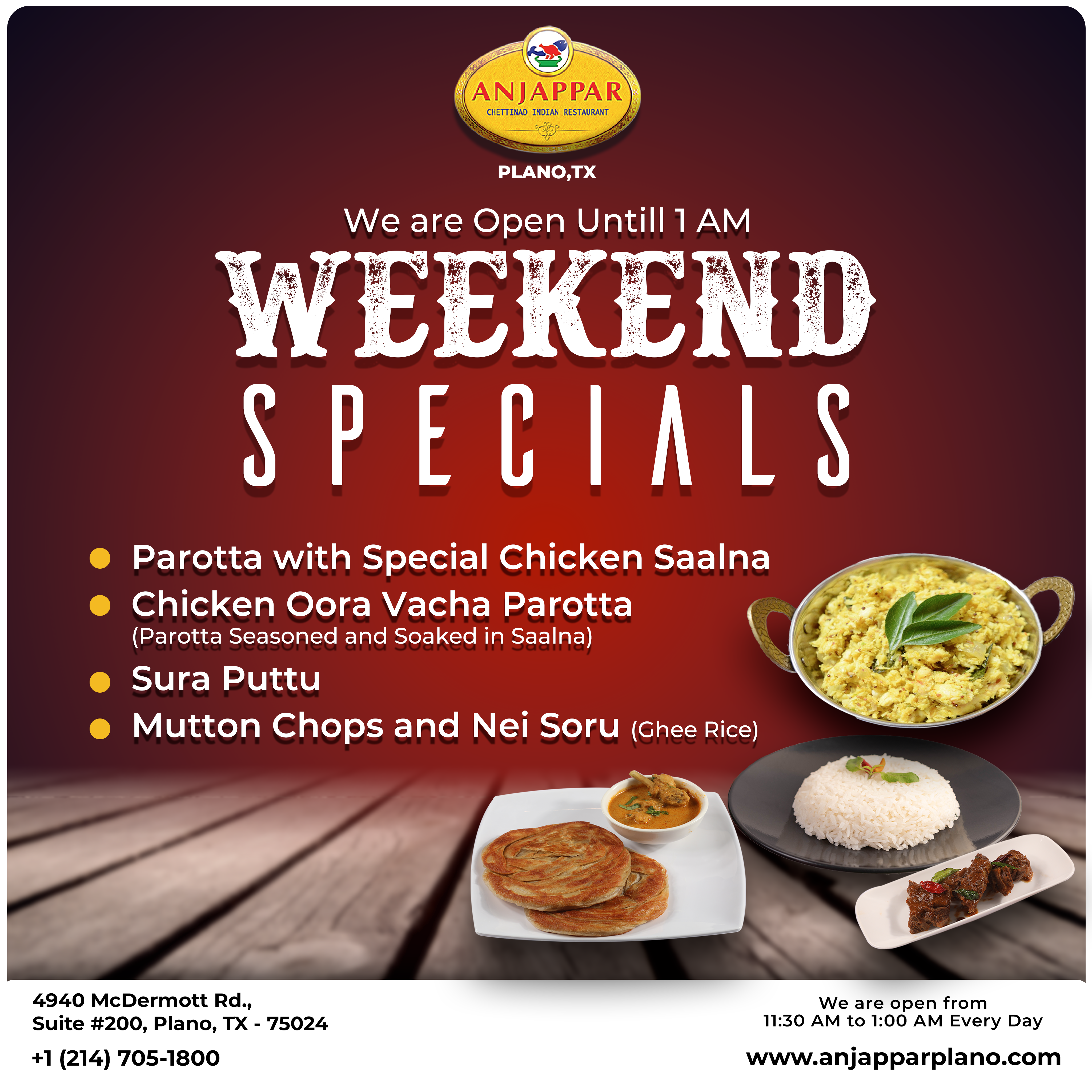 Weekend Specials