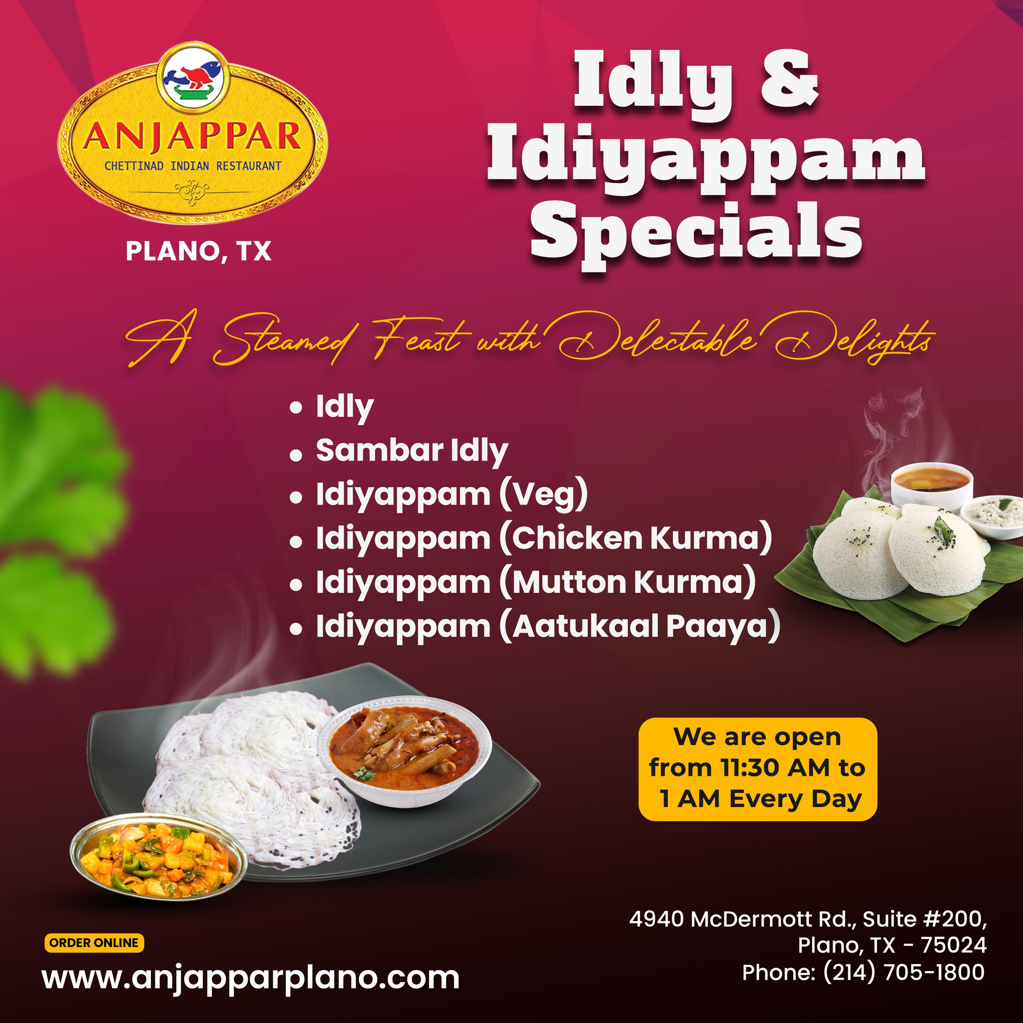 Explore the World of Steamed Delights - From Classic Idly to Idiyappam Extravaganza!