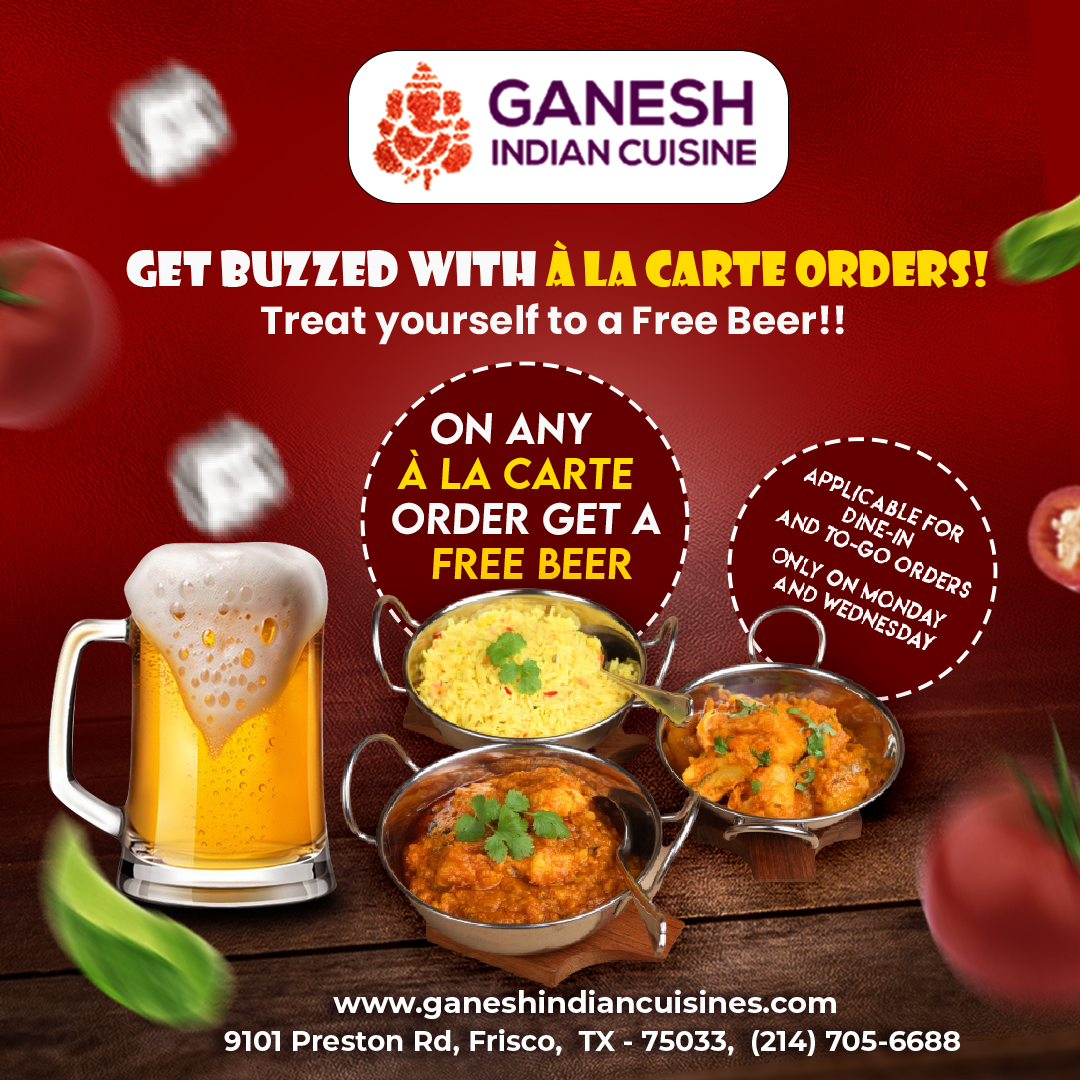  Special À la carte Offer